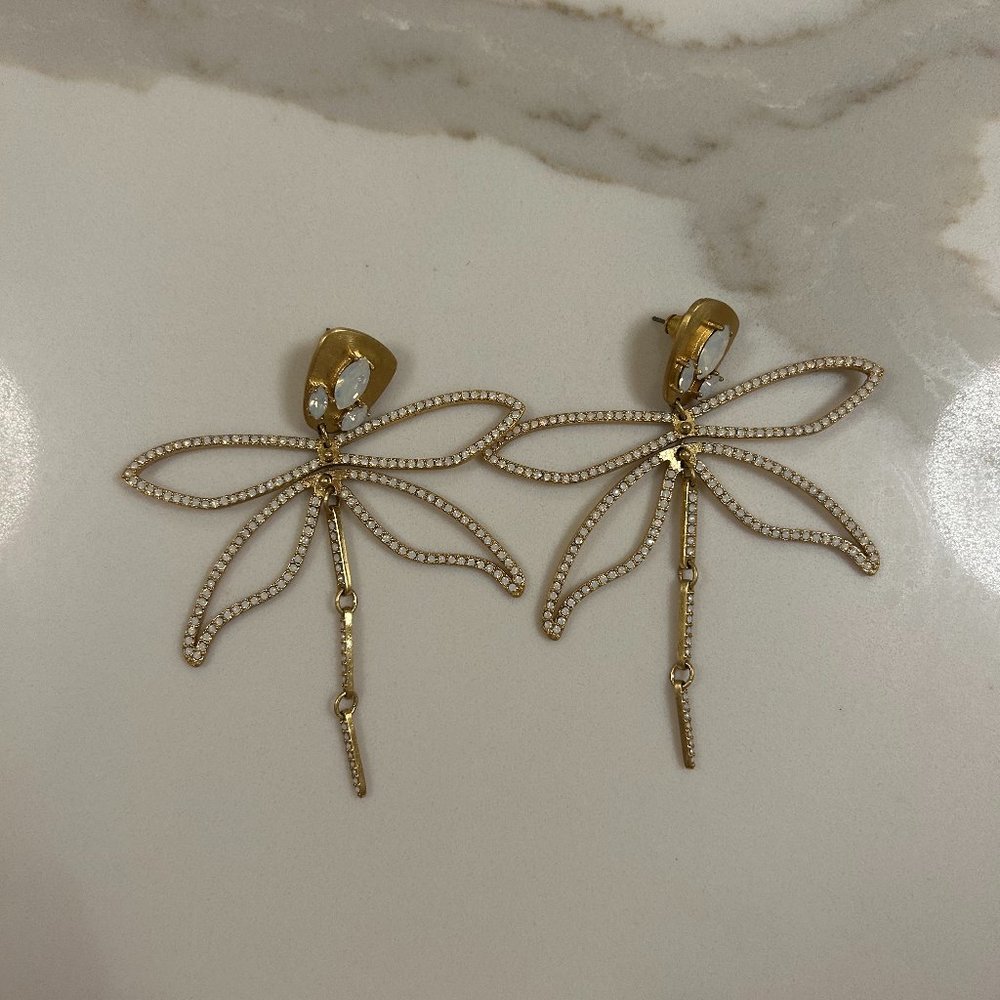 Tory Burch Dragonfly Drop Earrings